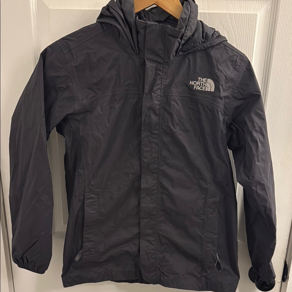 The North Face Raincoat with Water-Resistant Finish and Hood